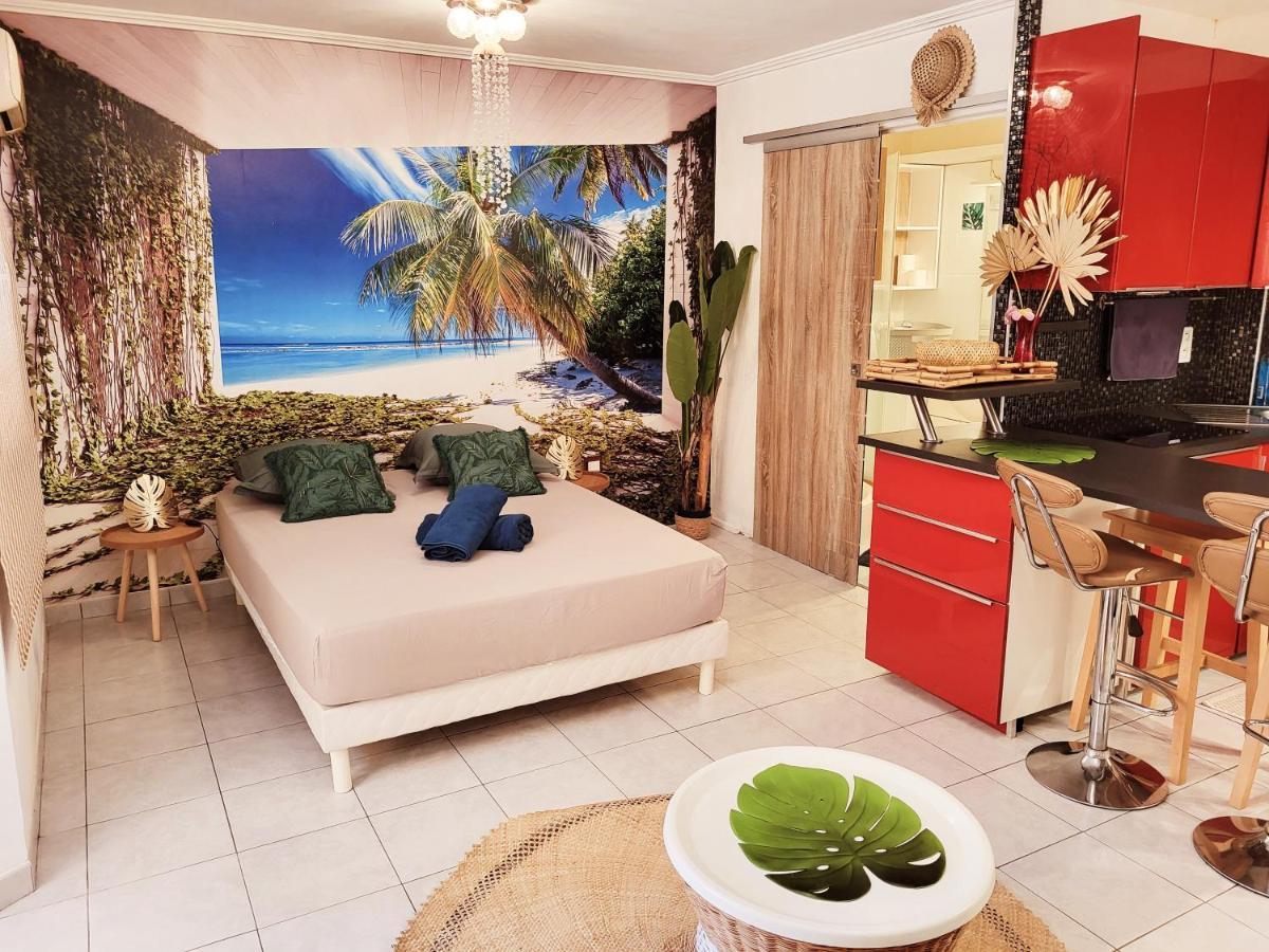 Le Studio Tahiti 4 Pers 600M De La Plage La Faviere Борм-ле-Мимоза Экстерьер фото