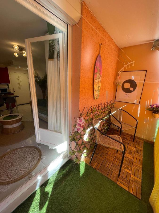 Le Studio Tahiti 4 Pers 600M De La Plage La Faviere Борм-ле-Мимоза Экстерьер фото